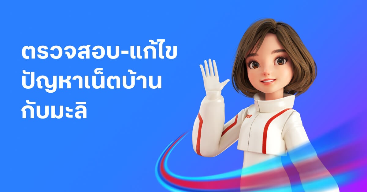 ลูกค้าเน็ตบ้านทรูออนไลน์ ตรวจสอบ-แก้ไขปัญหาเน็ตบ้านกับมะลิ