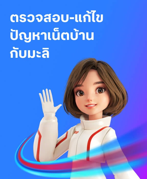 แก้ปัญหาเน็ตบ้านทรูออนไลน์กับมะลิ